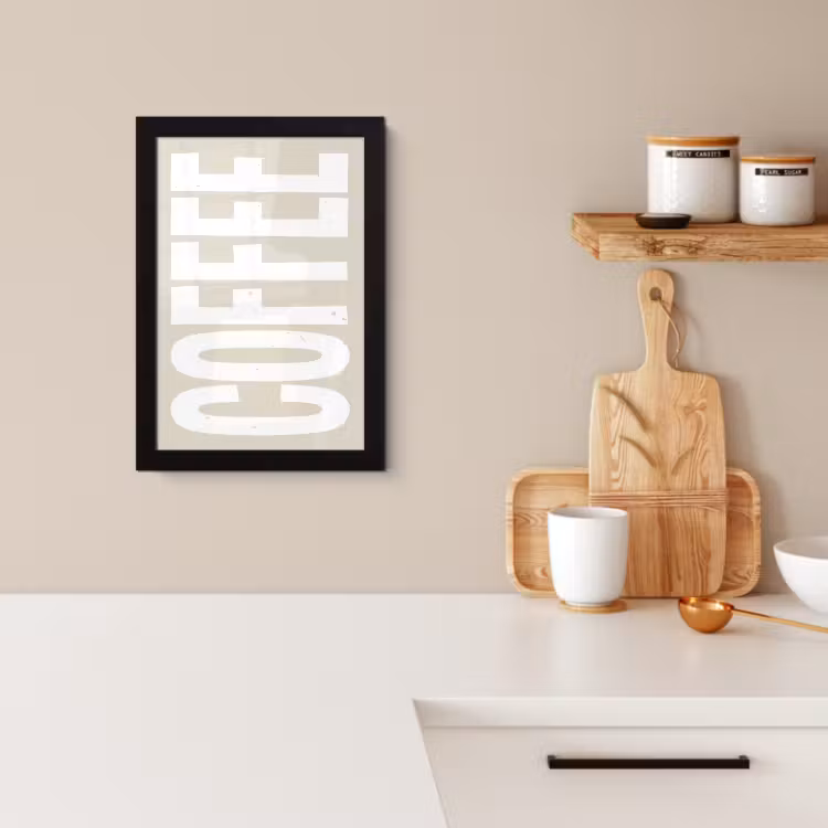 Cadre photo - Blanc - Café - Vintage - Décoration — 3