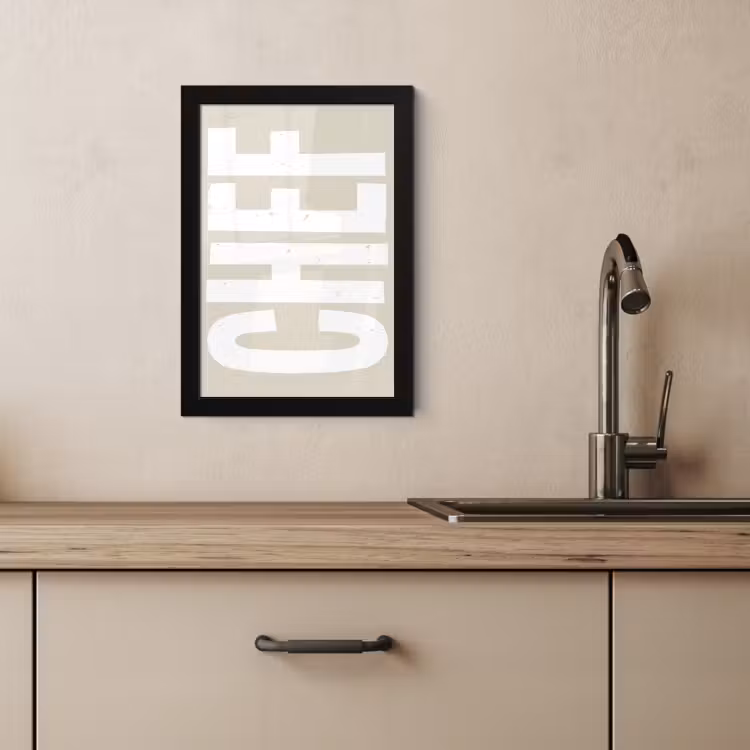 Cadre photo - Blanc - Chef - Décoration - Japandi — 4
