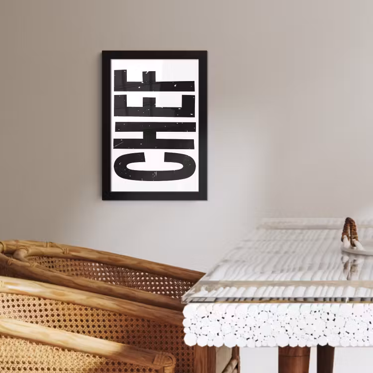 Cadre photo - Chef - Japandi - Décoration - Vintage — 2