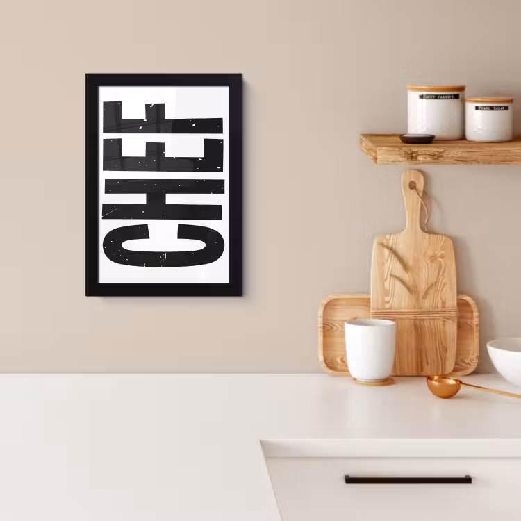 Cadre photo - Chef - Japandi - Décoration - Vintage — 3