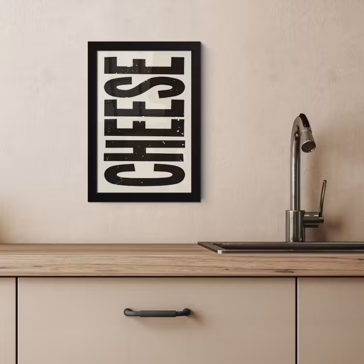 Cadre photo - Fromage - Décoration - Beige - Fromage — 3