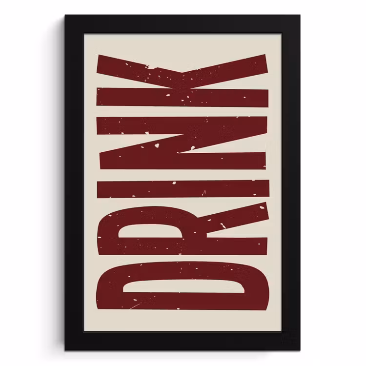 Cadre photo - Rouge - Vintage - Décoration - Japandi — 1