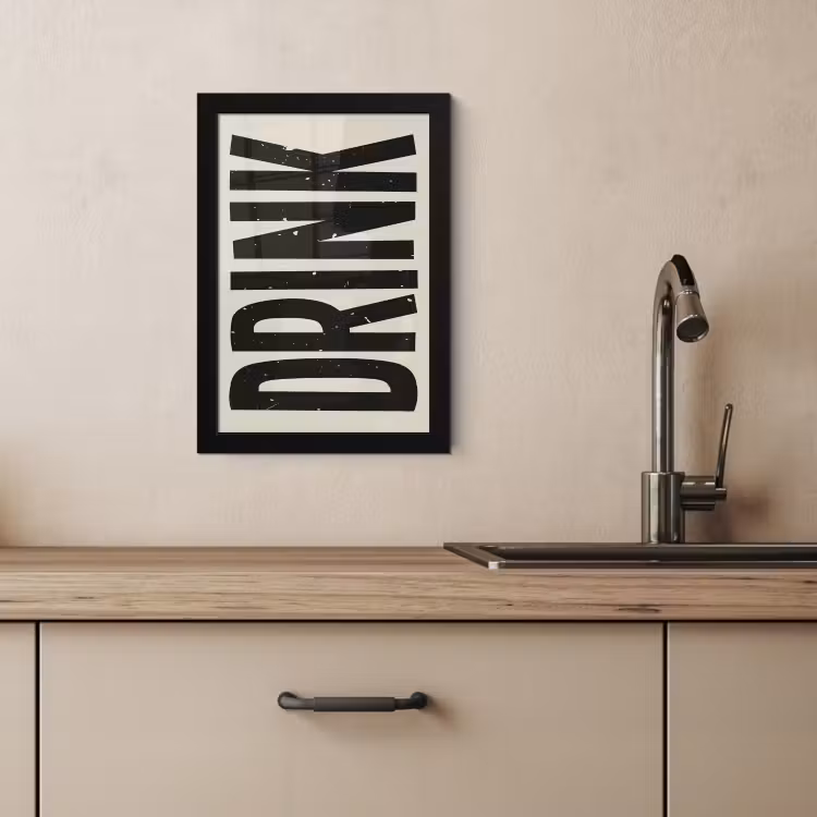Cadre photo - Vintage - Noir - Décoration - Japandi — 3