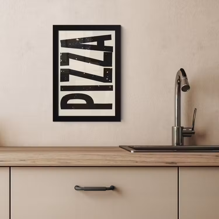 Cadre photo - Pizza - Décoration - Japandi - Vintage — 2