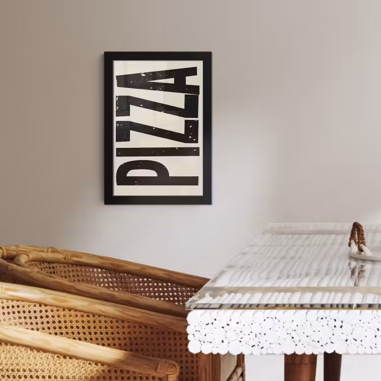 Cadre photo - Pizza - Décoration - Japandi - Vintage — 3