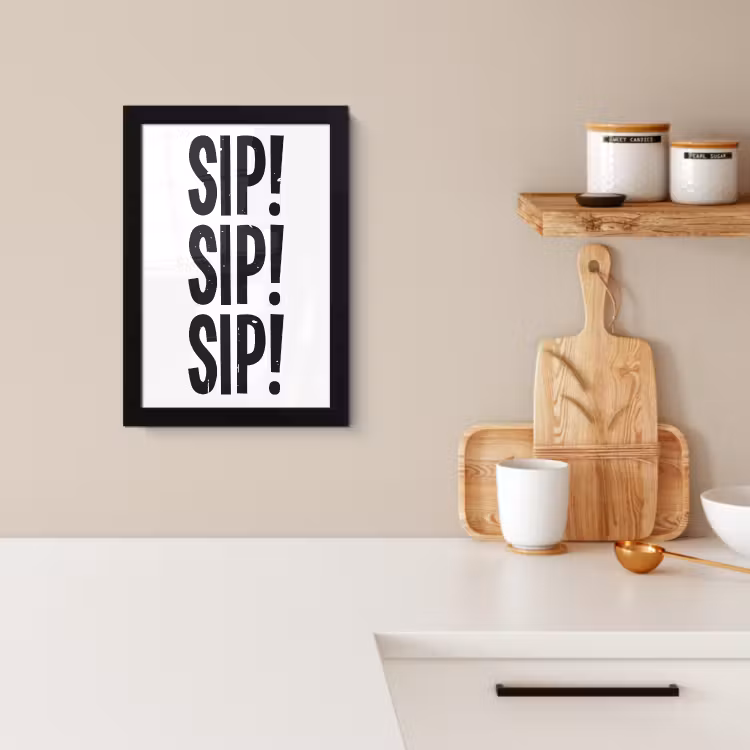 Cadre photo - Vintage - Japandi - Décoration - Noir — 2