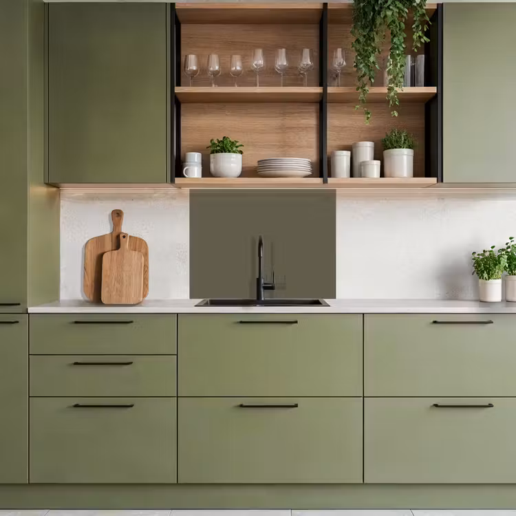 Crédence cuisine - Gris - Chaud - Automne — 7
