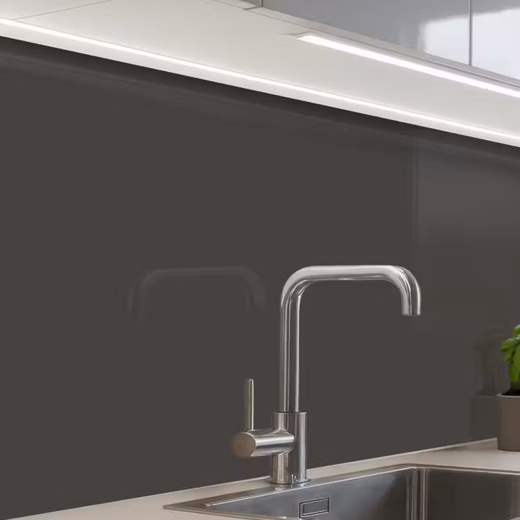 Crédence cuisine - Gris - Couleurs - Solide — 1