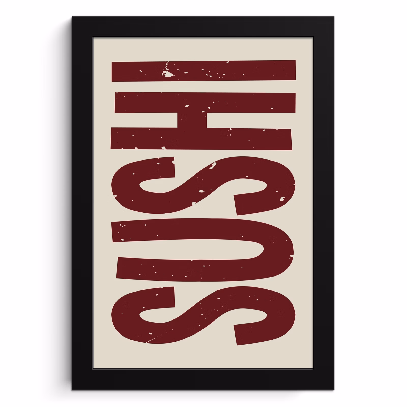 Cadre photo - Sushi - Rouge - Japandi - Décoration — 1