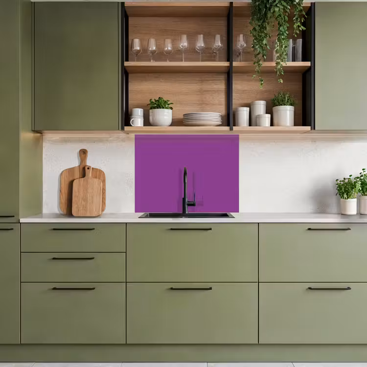 Crédence cuisine - Pourpre - Couleurs - Solide — 7