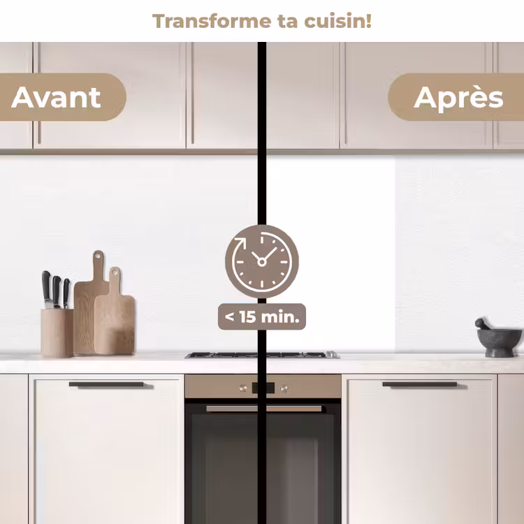 Crédence cuisine - Blanc - Couleurs - Neutre — 2