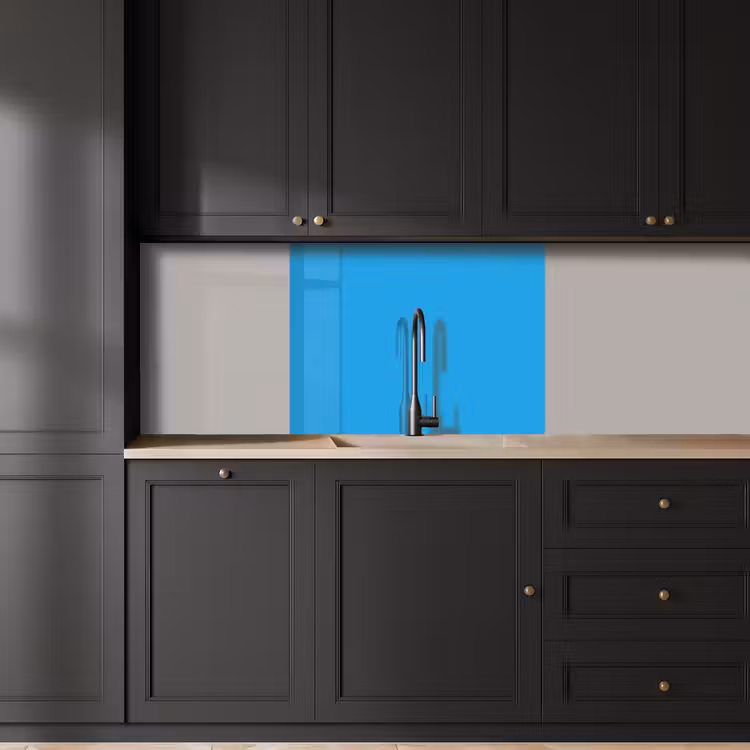 Crédence cuisine - Bleu - Léger - Couleurs — 5