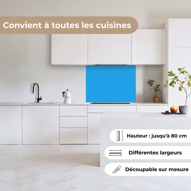 Crédence cuisine - Bleu - Léger - Couleurs — 6