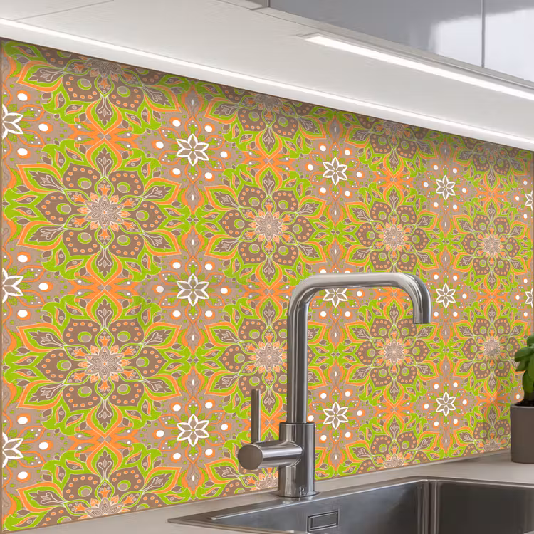Crédence cuisine - Bohème - Mandala - Motifs — 1