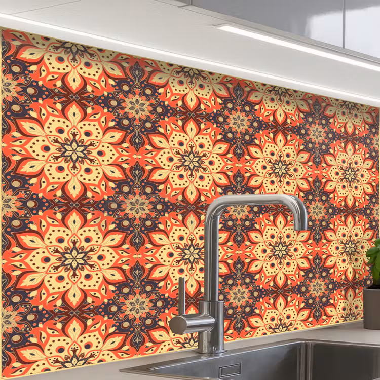 Crédence cuisine - Mandala - Bohème - Design — 1