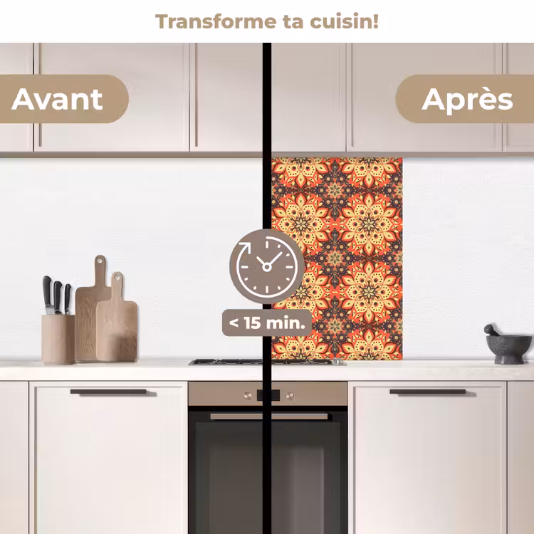 Crédence cuisine - Mandala - Bohème - Design — 2