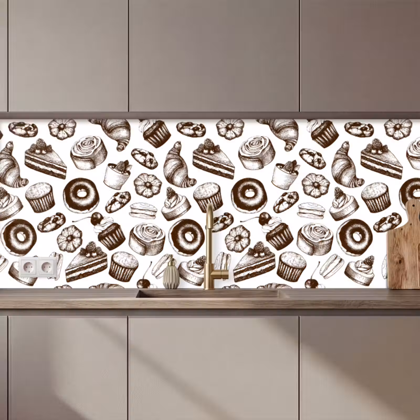Crédence cuisine - Pain - Pâtisserie - Vintage - Design — 1