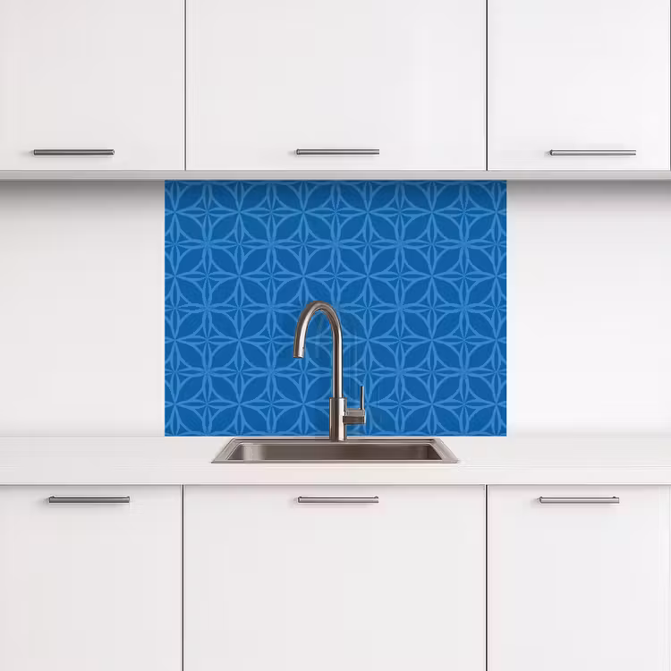 Crédence cuisine - Boussole - Bleu - Motifs — 3