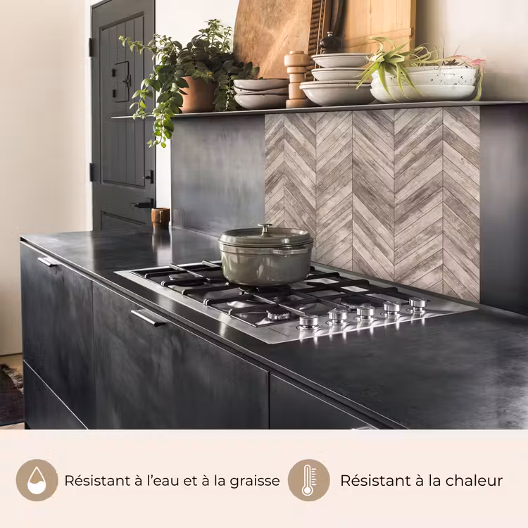 Crédence cuisine - Étagère - Motifs - Brocante — 4