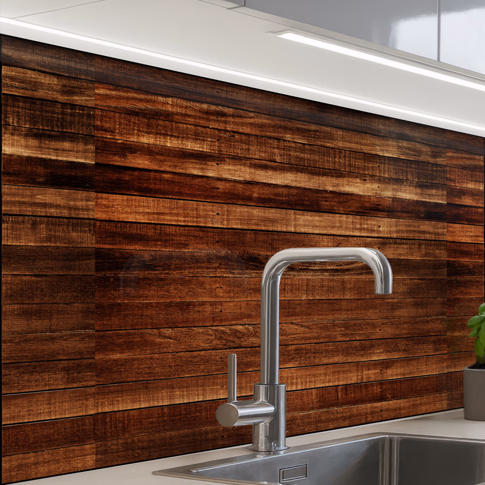 Crédence cuisine - Bois dur - Robuste - Motifs — 1