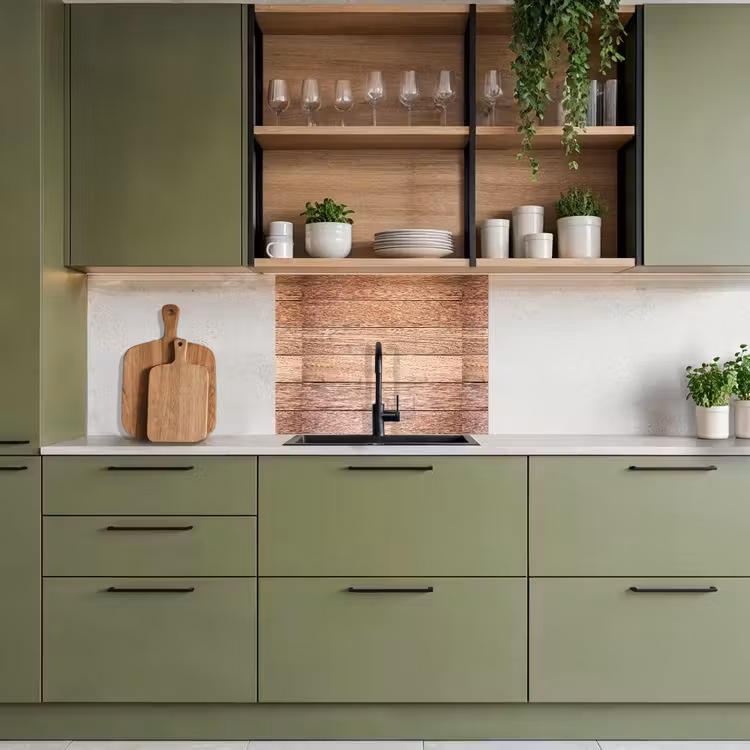 Crédence cuisine - Chêne - Planches - Motifs — 7