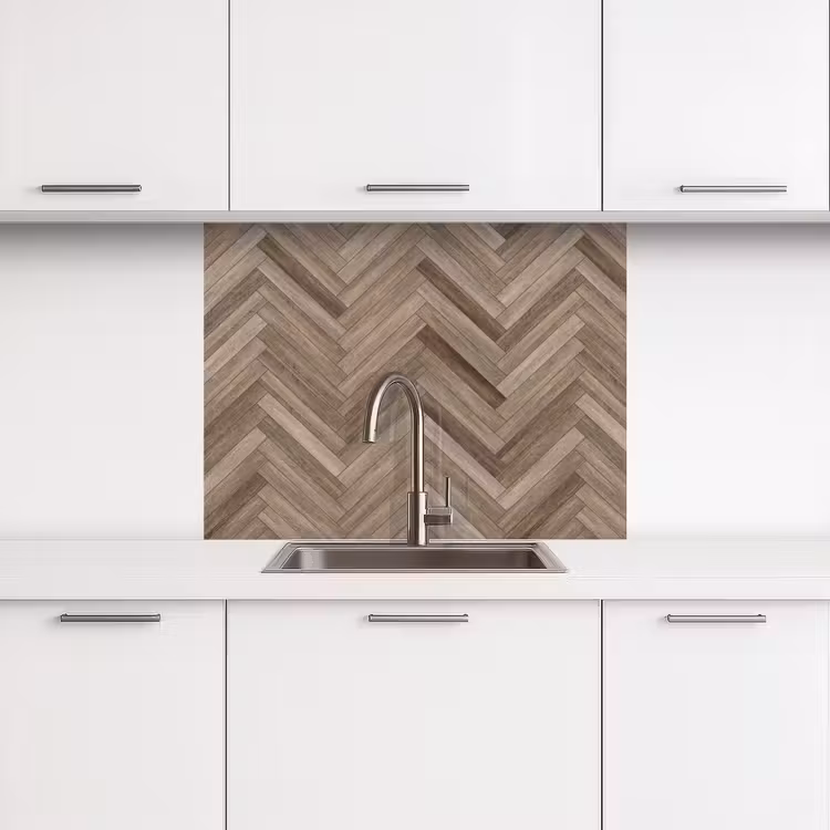 Crédence cuisine - Motifs - Bois - Marron — 3