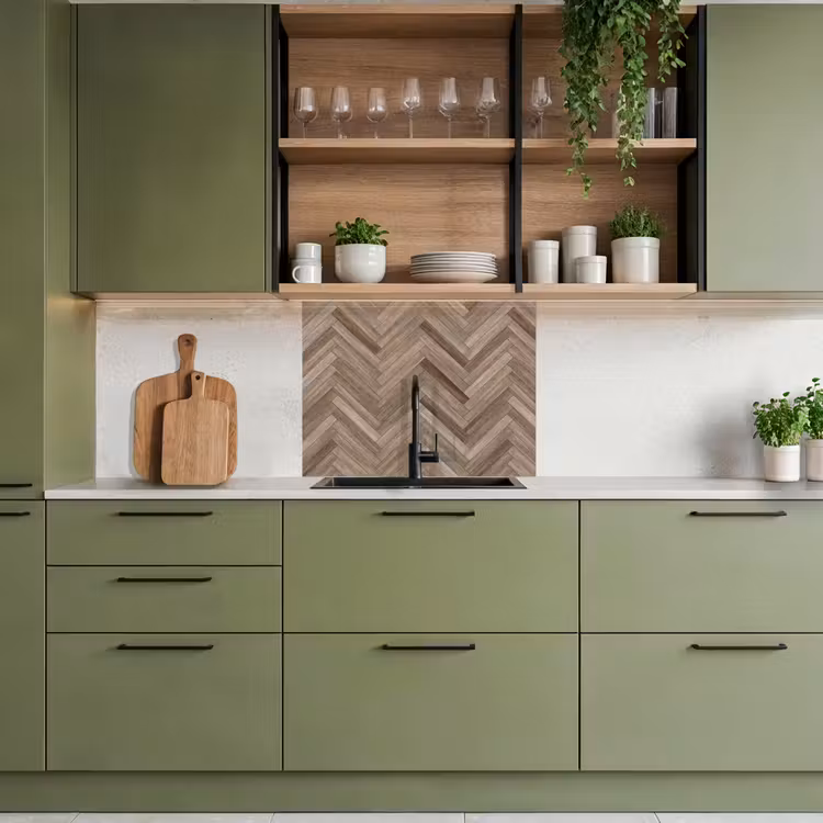 Crédence cuisine - Motifs - Bois - Marron — 7