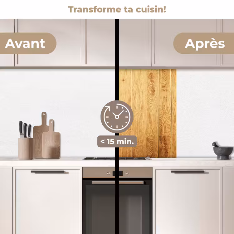 Crédence cuisine - Motifs - Étagères - Nature — 2