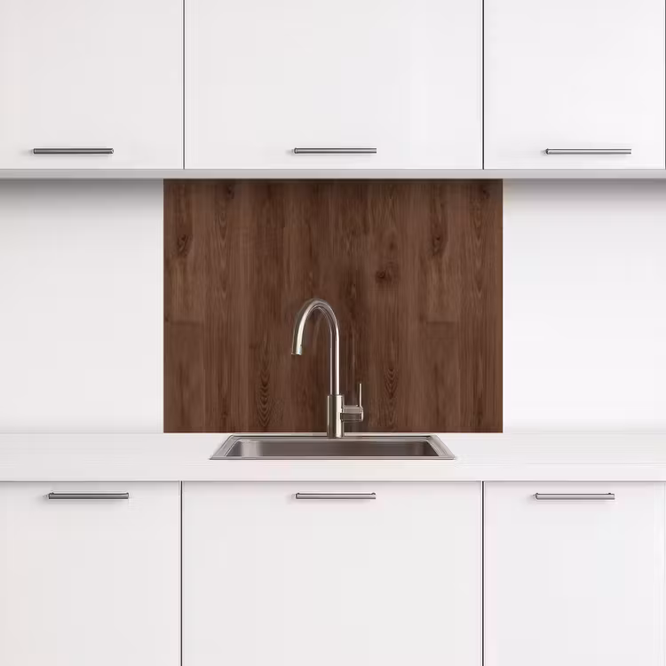 Crédence cuisine - Marron - Motifs - Bois — 3