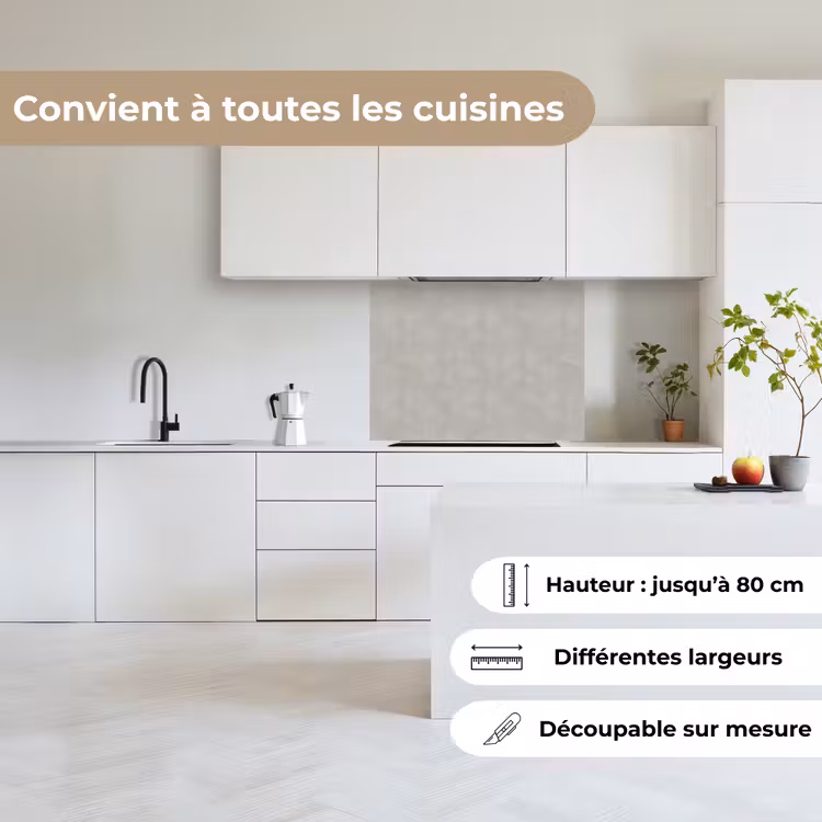 Crédence cuisine - Concret - Modèle - Abstrait — 6