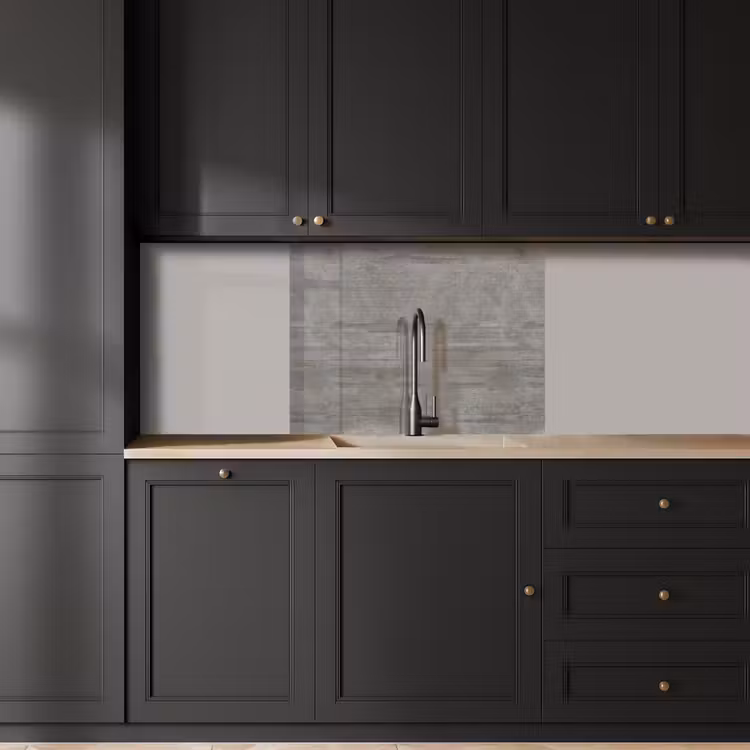 Crédence cuisine - Motif - Béton - Gris — 5