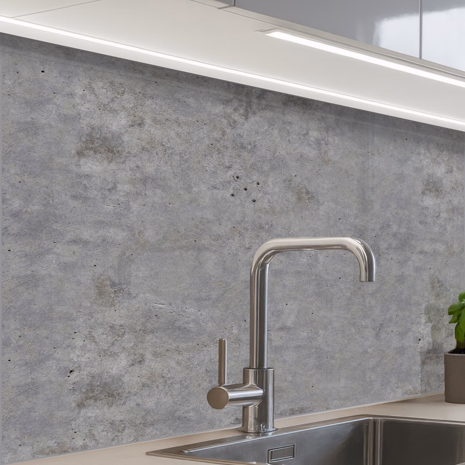 Crédence cuisine - Béton - Industriel - Motifs — 1