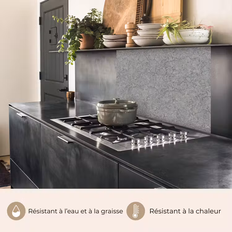 Crédence cuisine - Béton - Mur - Motifs - Industriel — 4