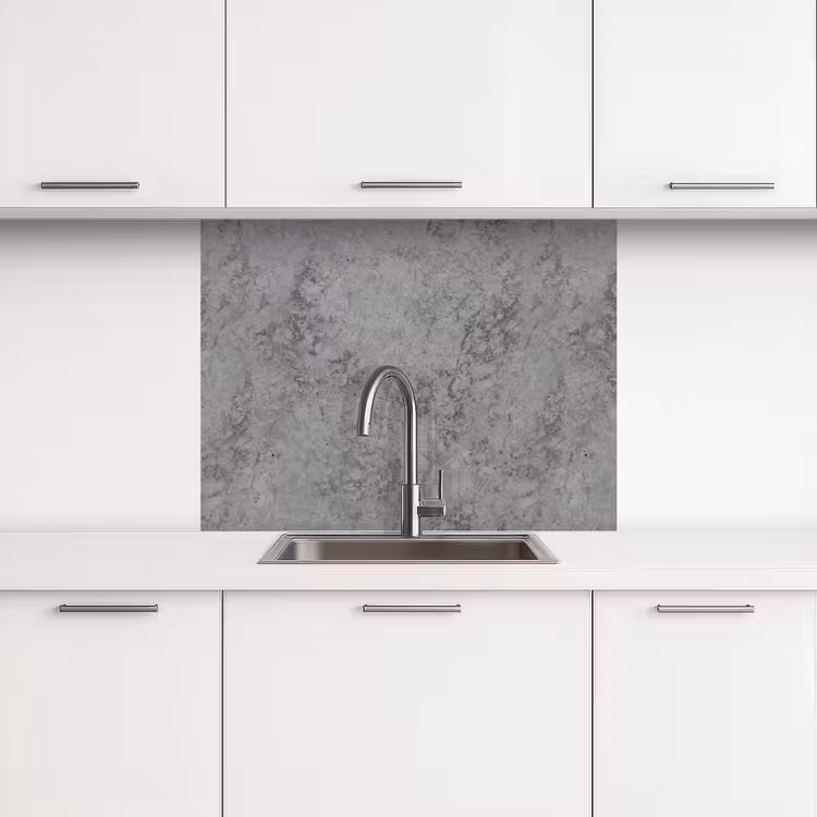 Crédence cuisine - Industriel - Béton - Motifs — 3