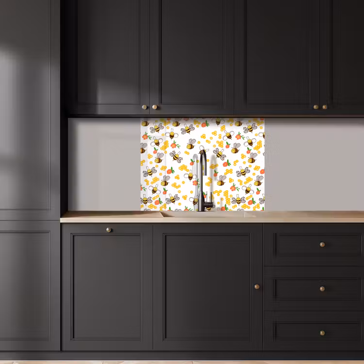 Crédence cuisine - Miel - Abeille - Fleurs - Printemps — 5