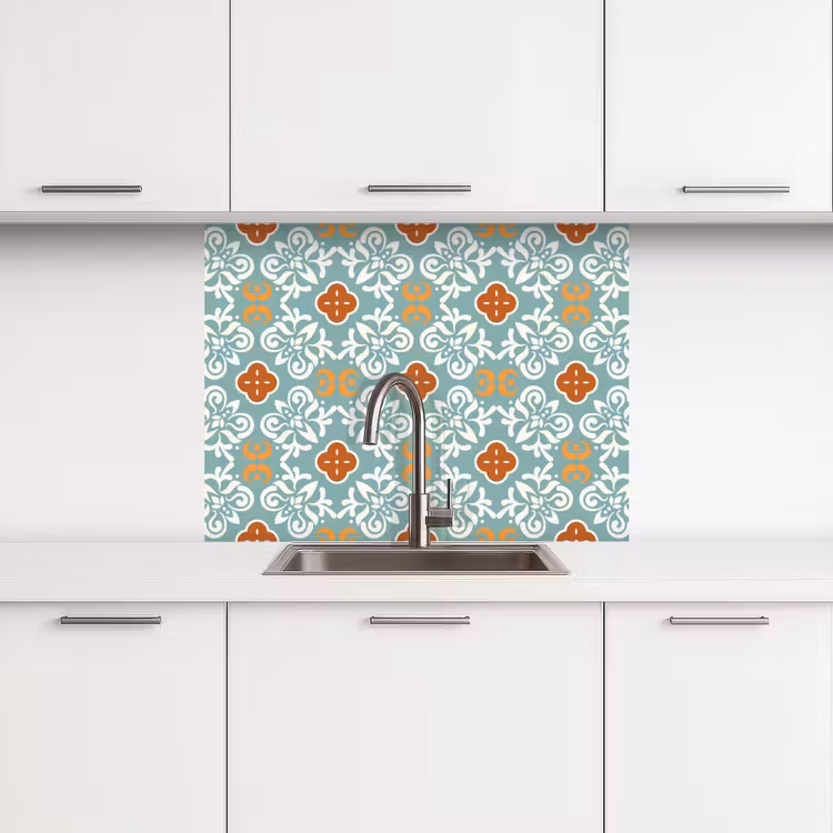 Crédence cuisine - Motifs - Fleurs - Abstrait — 3
