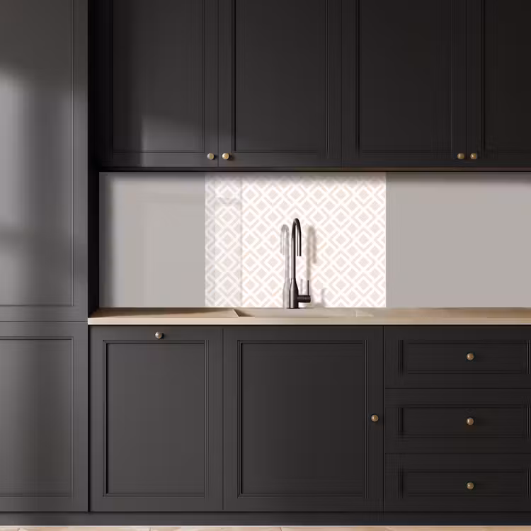 Crédence cuisine - Motifs - Abstrait - Beige - Géométrie — 5