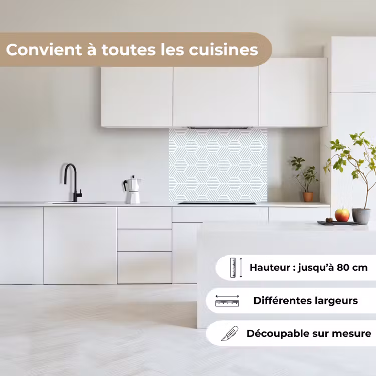 Crédence cuisine - Abstrait - Modèles - Conception — 6