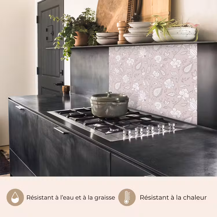 Crédence cuisine - Fleurs - signées - Lavande — 4