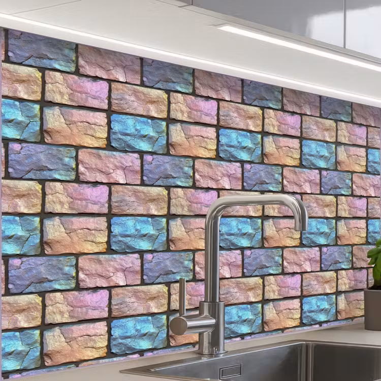 Crédence cuisine - Perle - Briques - Mur — 1