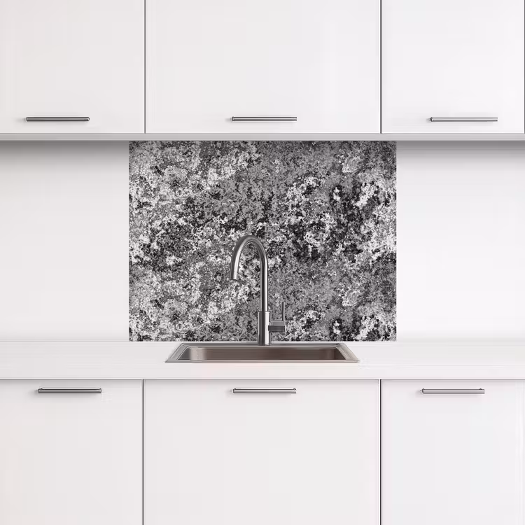 Crédence cuisine - Gris - Rouille - Motif — 3