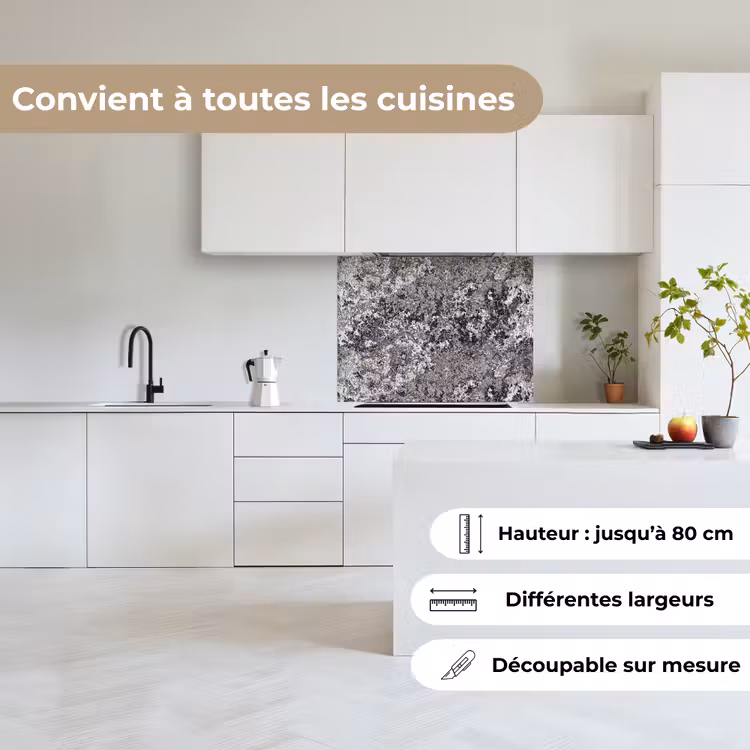 Crédence cuisine - Gris - Rouille - Motif — 6