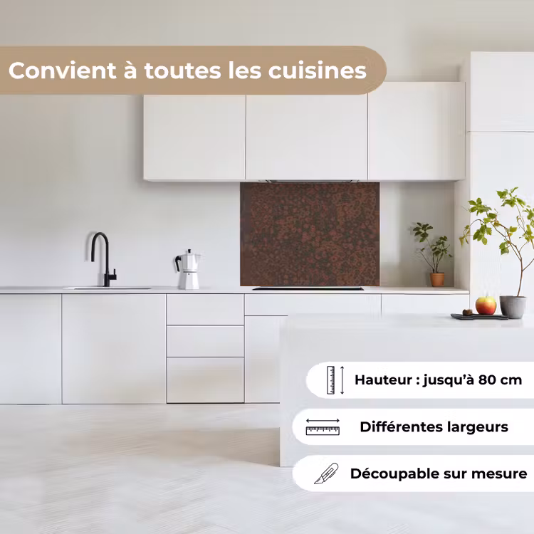 Crédence cuisine - Foncé - Marron - Rouille — 6