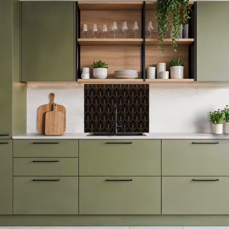 Crédence cuisine - Flèche - Eventail - Or — 7