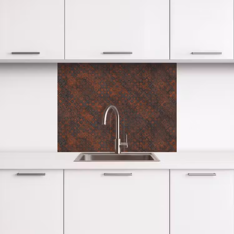 Crédence cuisine - Motif - Rouille - Marron — 3