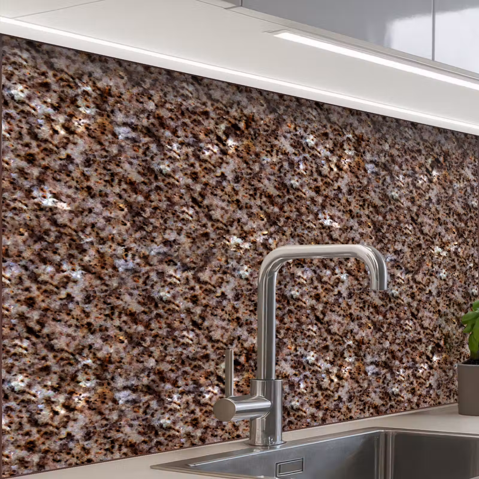Crédence cuisine - Granit - Marron - Texture — 1
