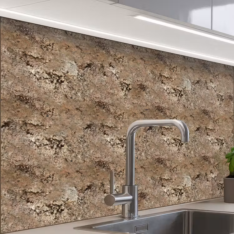 Crédence cuisine - Beige - Granit - Brut — 1