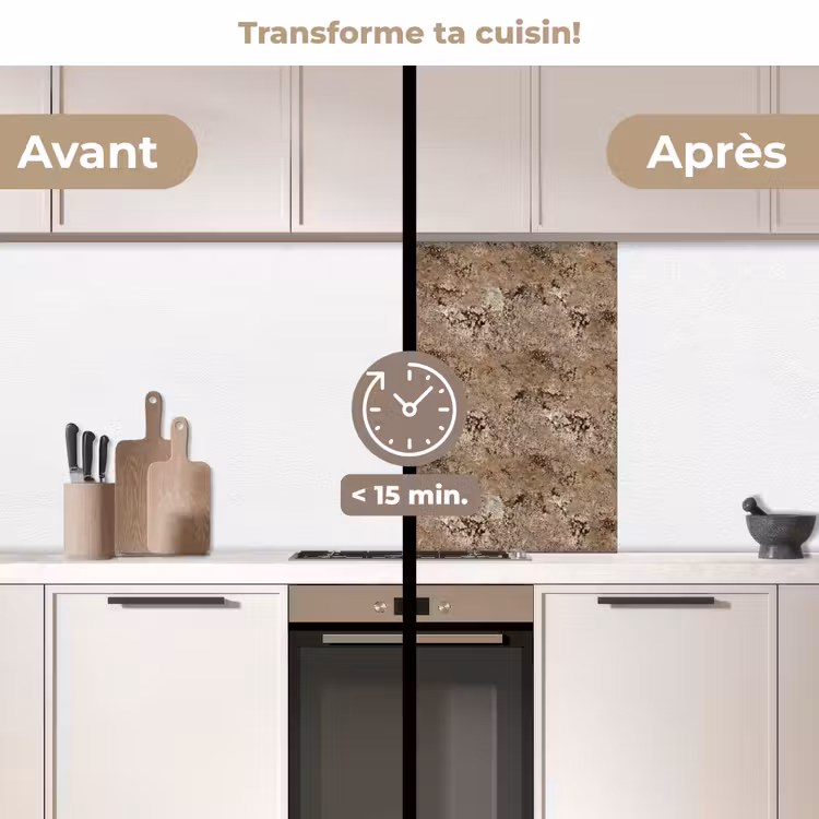 Crédence cuisine - Beige - Granit - Brut — 2