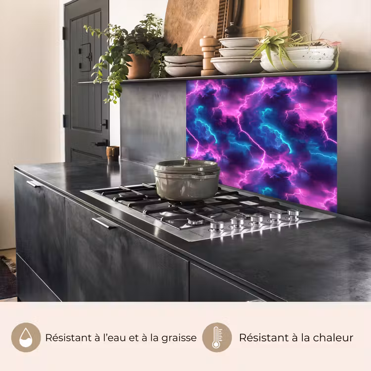 Crédence cuisine - Électrique - Néon - Air — 4
