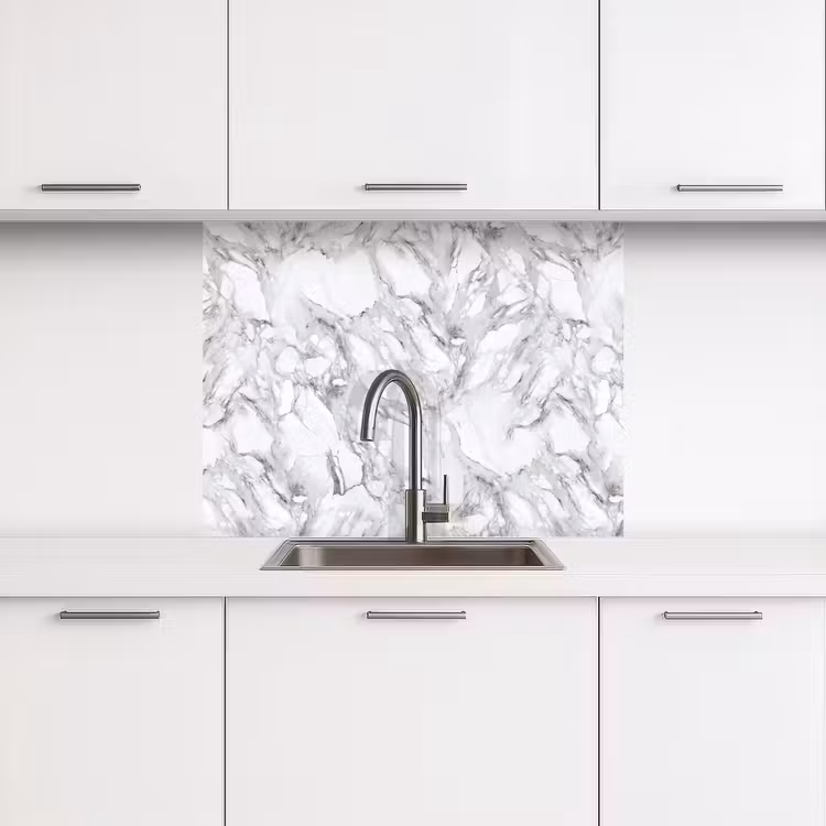 Crédence cuisine - Marbre - Couche - Rupture - Structure grise — 3